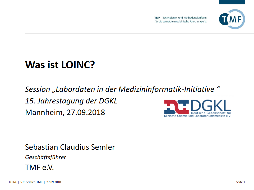 Thumbnail: Was ist LOINC? DGKL