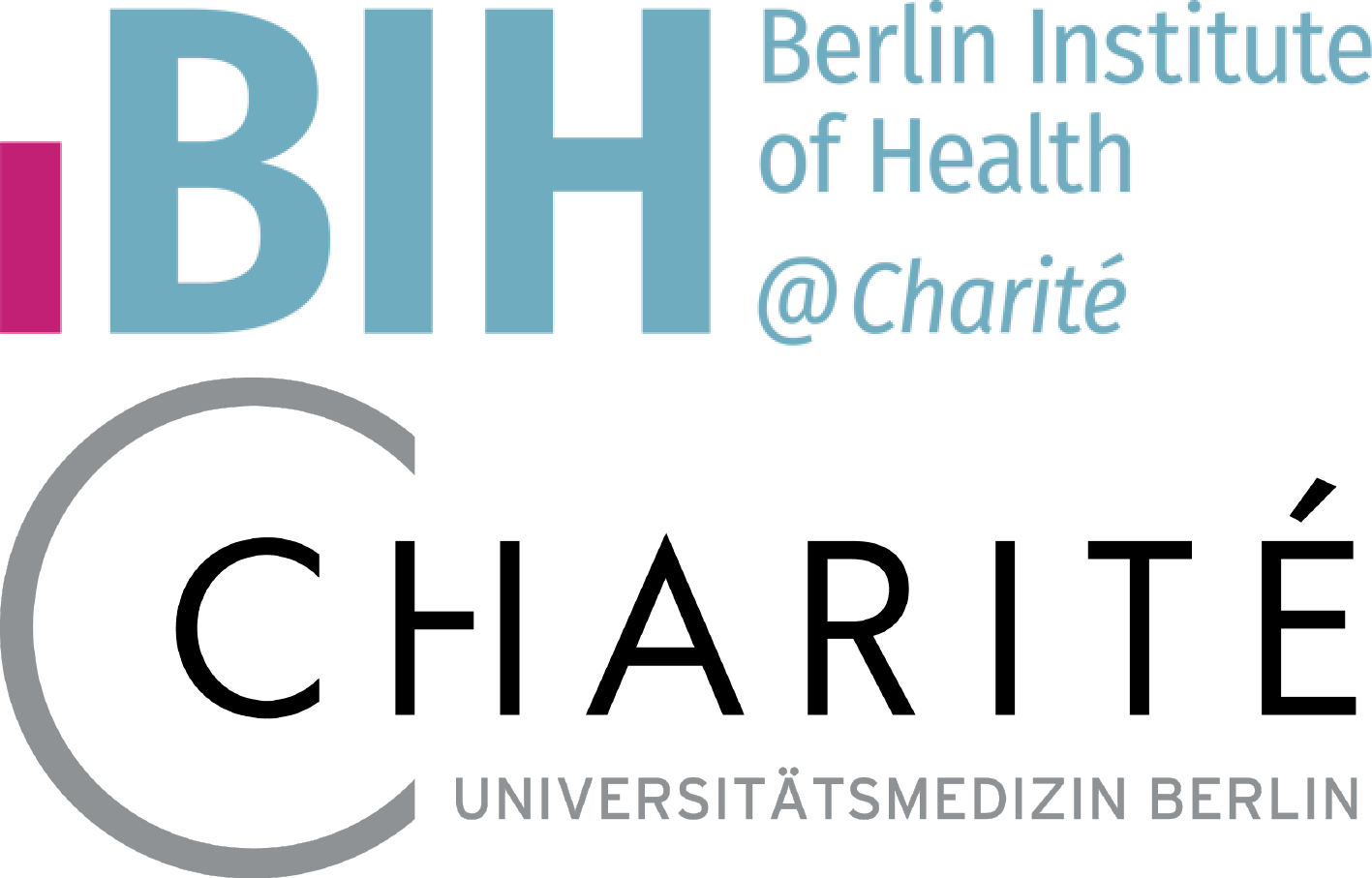 Logo der Charité und BIH