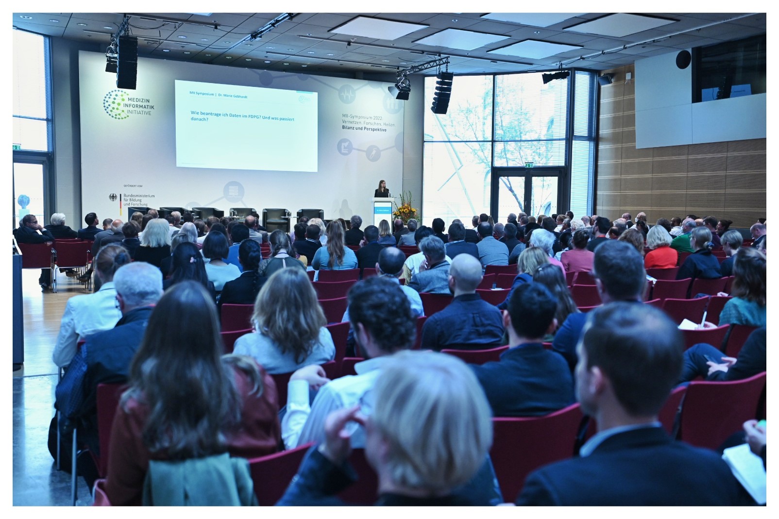 MII-Symposium 2022_Gebhardt_Publikum. Bildquelle: TMF e.V./Volkmar Otto